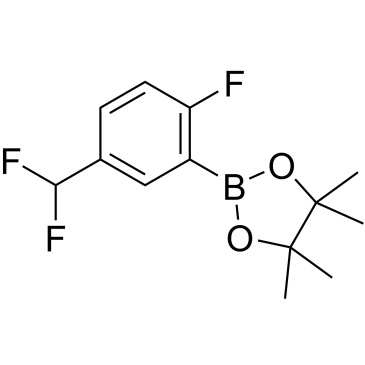2-(5-(Difluoromethyl)-2-fluorophenyl)-4,4,5,5-tetramethyl-1,3,2-dioxaborolaneCas:1142228-23-6